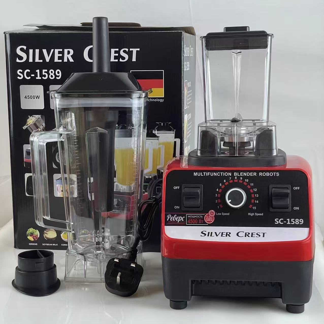 In stock supply foreign trade mixer 5500W wall breaking machine fruit juicer multi-purpose cooking machine BLEND