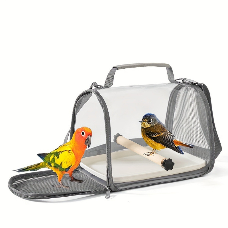 2026 New Cross-Border Dropshipping 1 Parrot Bag Bird Outdoor Bag Pigeon Lizard Hamster Outdoor Bag