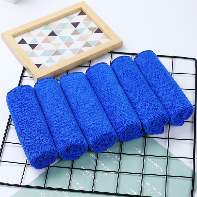 Microfiber 30*70 Car Wash Towel Beauty Dry Hair Towel Absorbent Car Wipe Towel Car Cleaning 160 Towel Factory