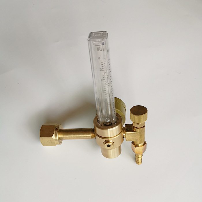 Foreign Trade Argon Arc Welding All-Copper 191 Carbon Dioxide Pressure Reducing Valve Argon Gas Pressure Regulator Cga580