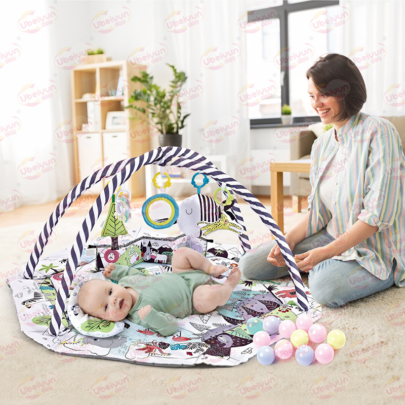 Baby Fitness Rack Hexagonal Fence Baby Climbing Mat Game Blanket Newborn Toy Activity Amazon Hot Sale