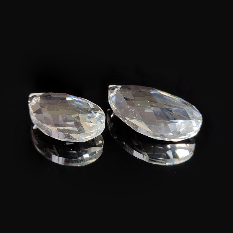 Bead Curtain Door Curtain Drop-shaped Pendant Handmade Beaded Accessories Family Curtain Crystal Lamp Decorative Loose Beads