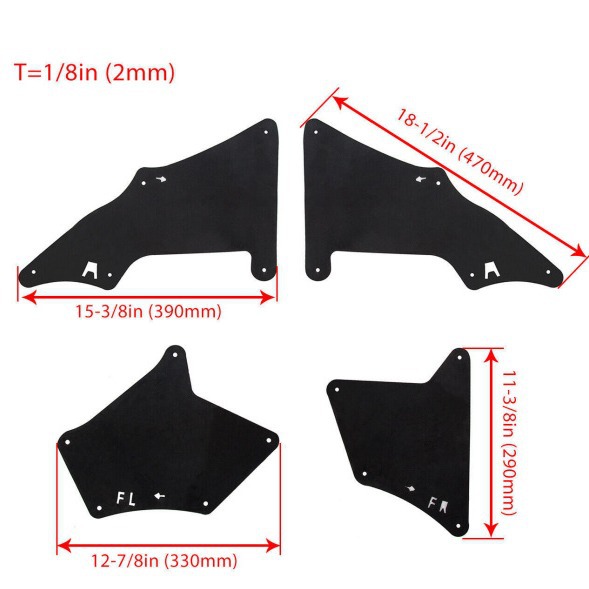 The front wheel fender leather front fender lining is suitable for 03-17 Toyota bullying Prado 53886-35020