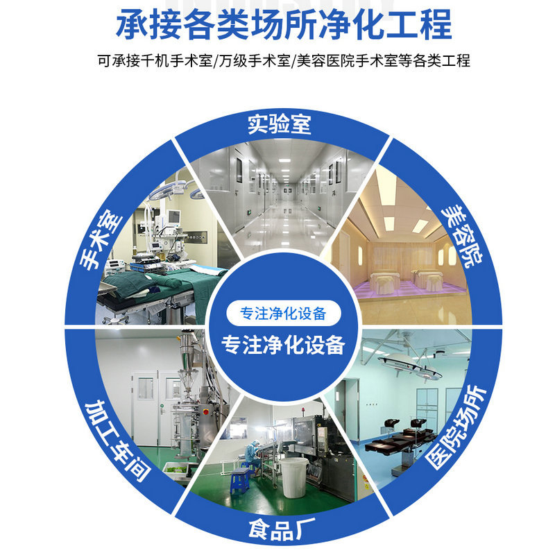Ffu Purification Engineering Laboratory Food Factory Operating Room Purification Workshop Sterile Dust-Free Clean Room