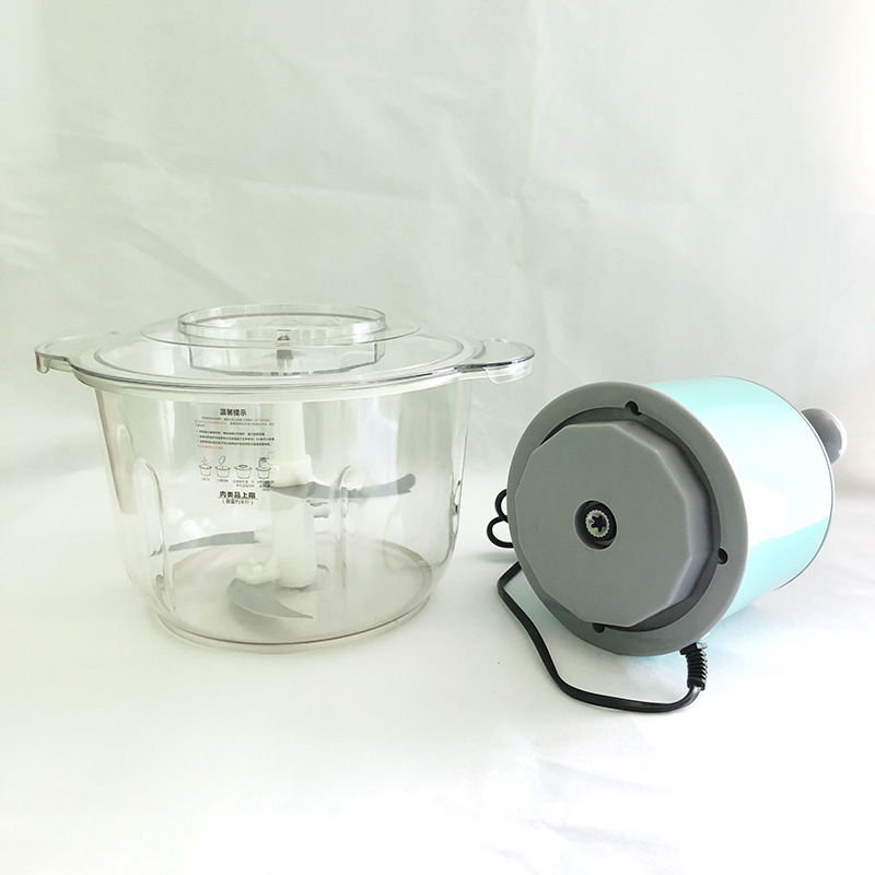 Cross-border wholesale electric meat grinder household stainless steel double-gear meat grinder kitchen electric baby food supplement cooking machine