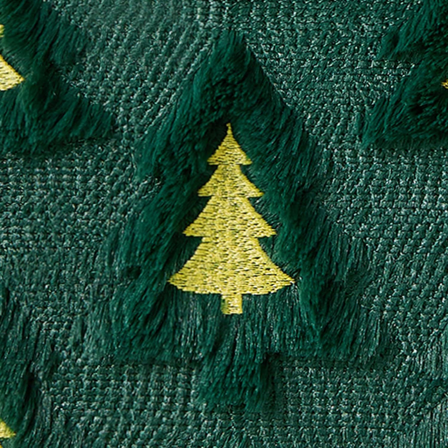 Cross-Border Christmas Pillow Cover Quilted Creative Festive Atmosphere Three-Dimensional Plush Pillow Living Room Sofa Bedroom Pillow