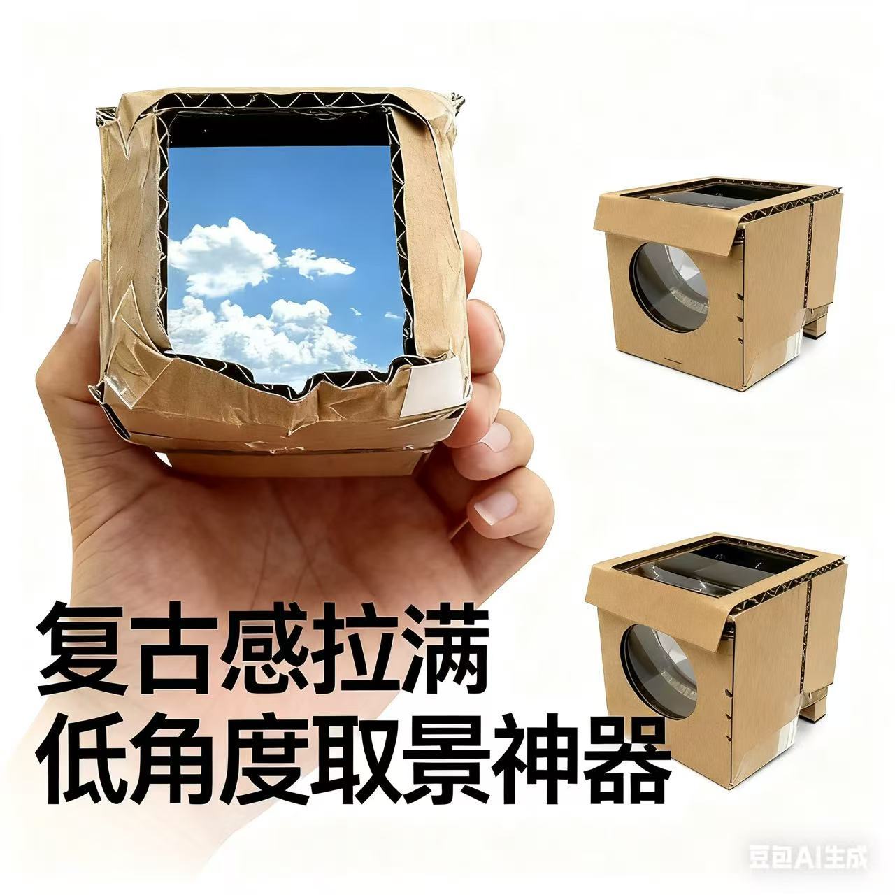 Factory Direct Sales Homemade Tutorial Material Package for Photography Enthusiasts Creative Modification Accessories DIY Waist Flat Viewfinder