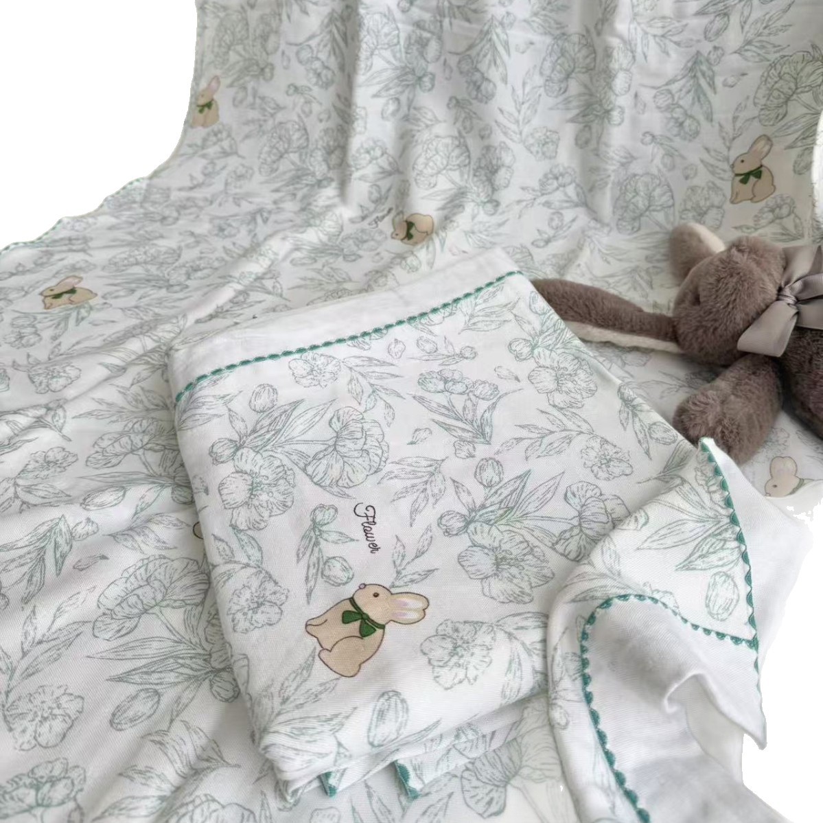 Export Quality Children's Bamboo Fiber Blanket Student Adult Single Air-conditioning Quilt Towel Quilt Blanket Summer Sweat Absorbing