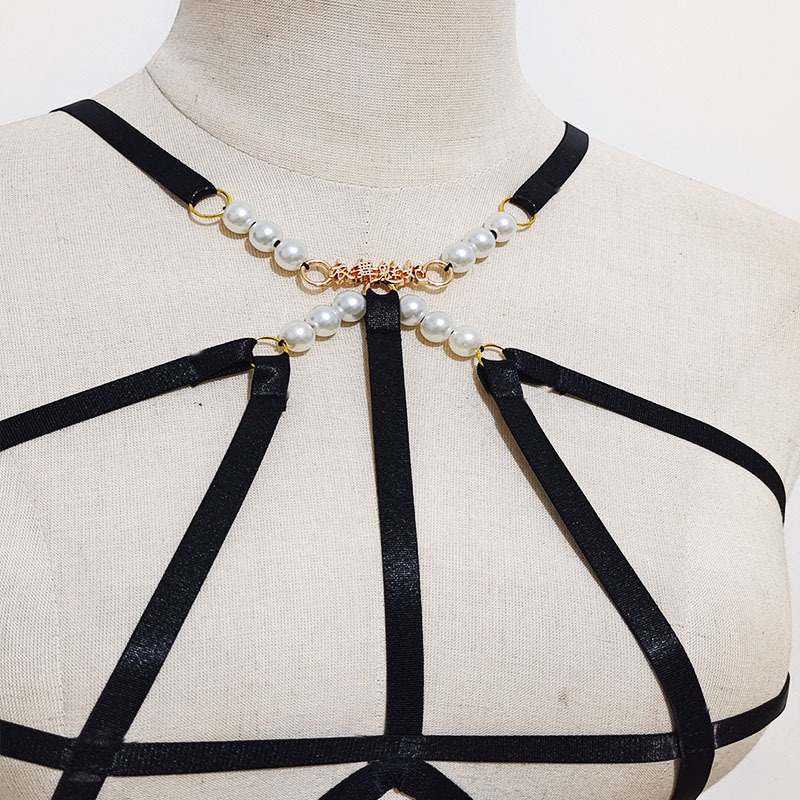 Cross-Border Aliexpress Amazon Erotic Lingerie Straps 7194 European and American Sexy Lingerie Hollow-Out Bra Sexy Hollow-Out