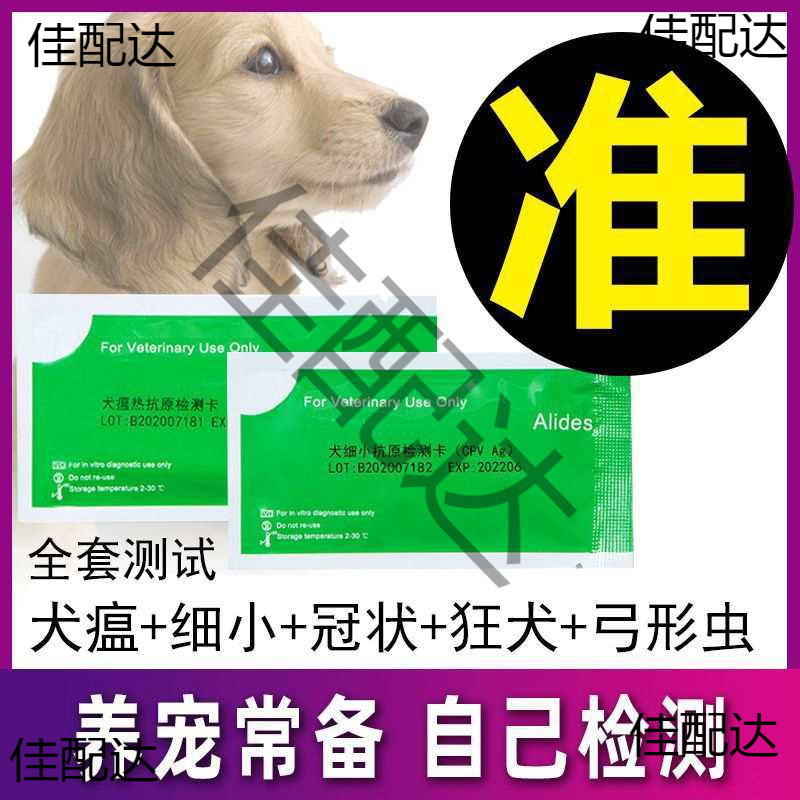 Тест-полоски на парвовирус для собак, тест-полоски на каниновый парвовирус, обнаружение коронавируса, токсоплазмоза и бешенства