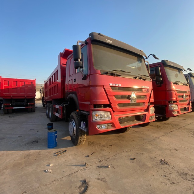 Car Export 6X4 Howo Heavy-Duty Dump Truck 380 Horsepower Refurbished and Remanufactured Model with Optional New Cargo Box