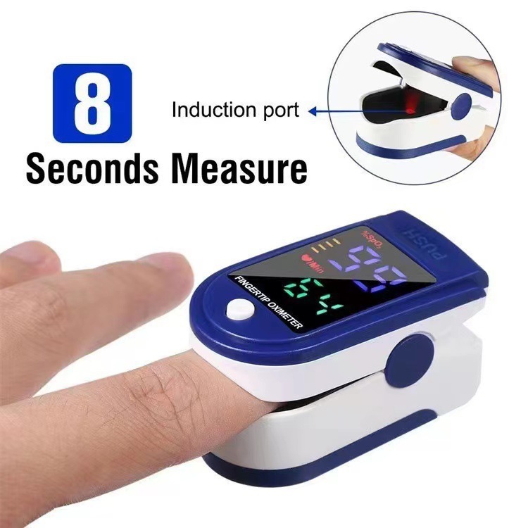 English Cross-border Foreign Trade LK87 Finger Clip Pulse Oximeter Blood Pressure Pulse Heart Rate Tester Portable Oximeter