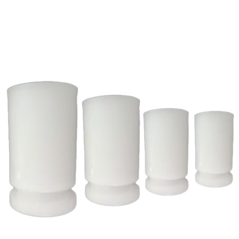 Greenhouse Pipe End Caps for Vegetable Greenhouses, Multi-Span Greenhouse Accessories, All-White Plastic Round Pipe End Caps