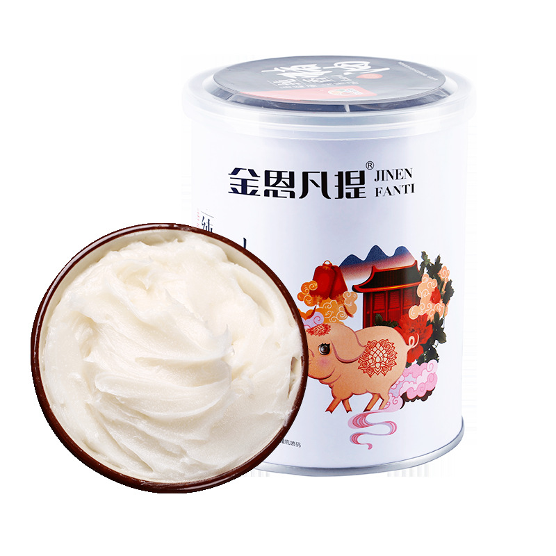 Jin En Fire 500g Edible Lard Seasoning Stir-Fry Baking Ingredients Shortening Mooncake Bibimbap Factory Direct Sales