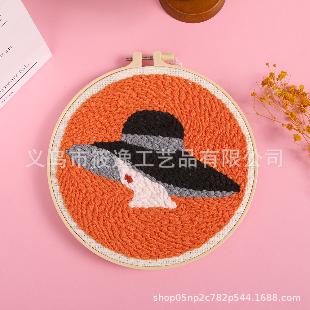 2024 original entry DIY stamp embroidery material bag holiday series source manufacturer punch needle