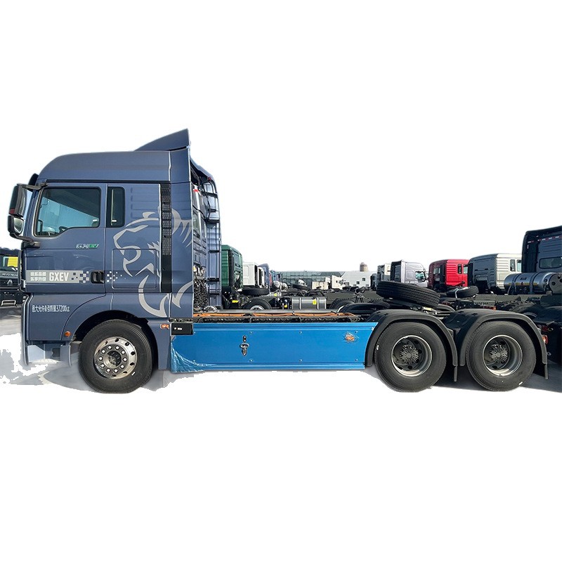 Sinotruk Shandeka Tractor Head for Sale, Rear Eight-Wheel Heavy Truck, 420 Horsepower Tractor Trailer Head