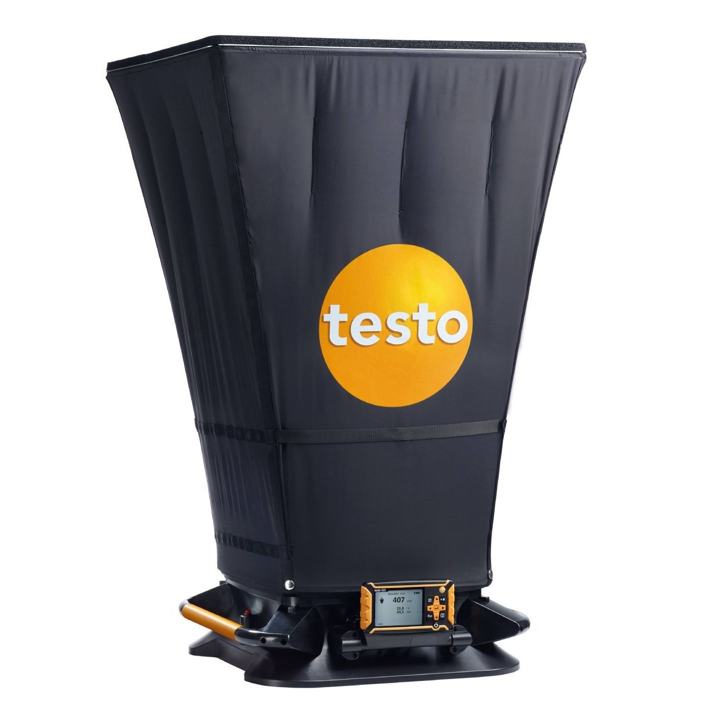 German Testo Testo420 Air Volume Hood 0563 4200 Standard Air Outlet Wind Speed Air Volume Temperature and Humidity Measurement