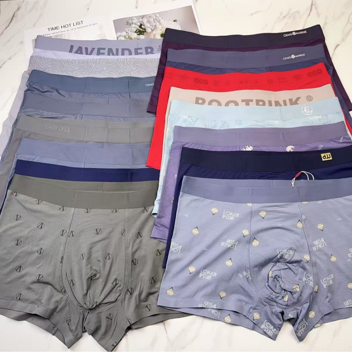 Мужские боксеры из модала, высококачественные, безшовные, оптовая продажа