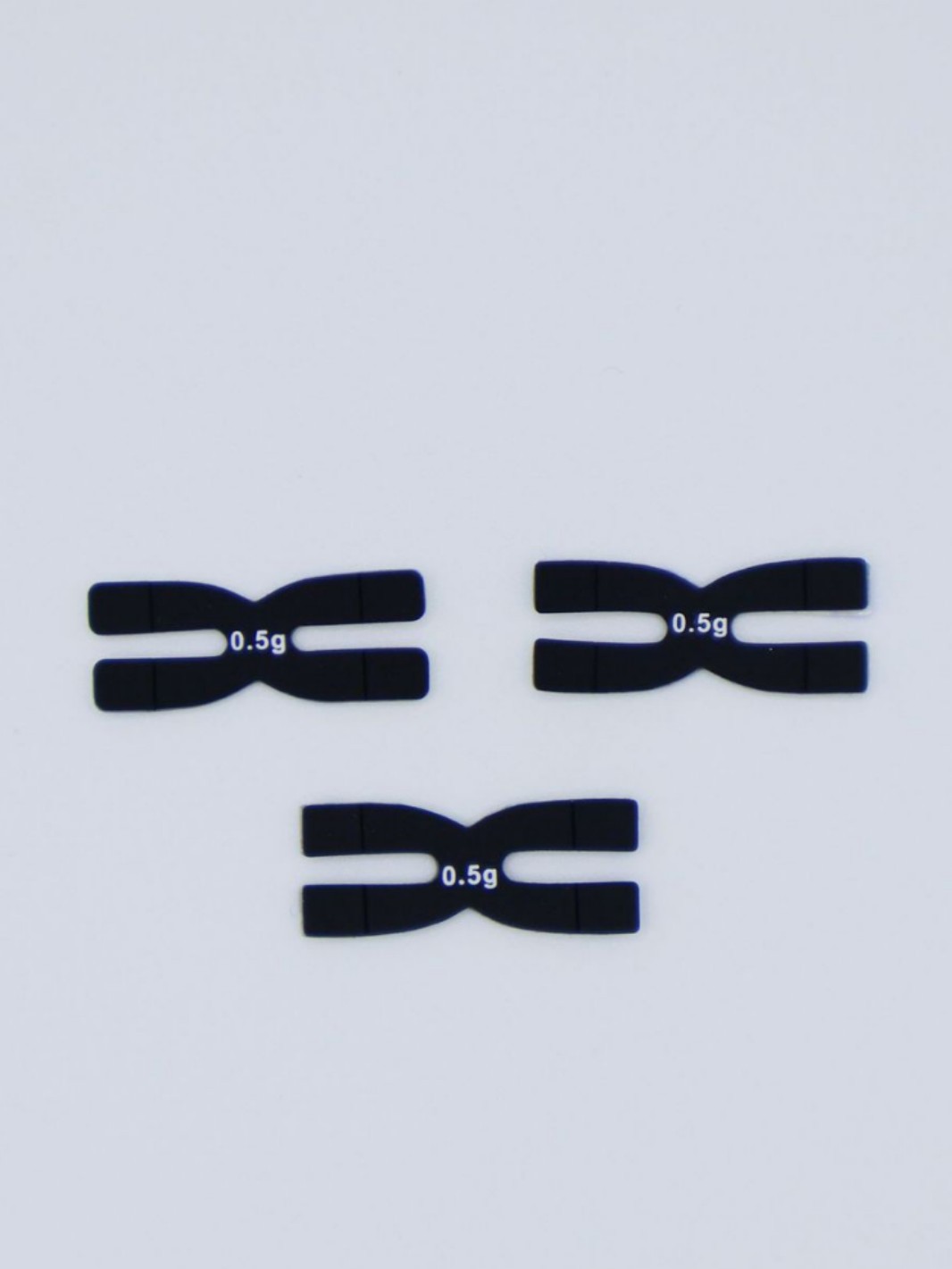 Feather Racket Weighted Piece Feather Racket Balance Piece H-Shaped Industrial Type 0.5g Silicone Racket Head Adjustment Non-Lead