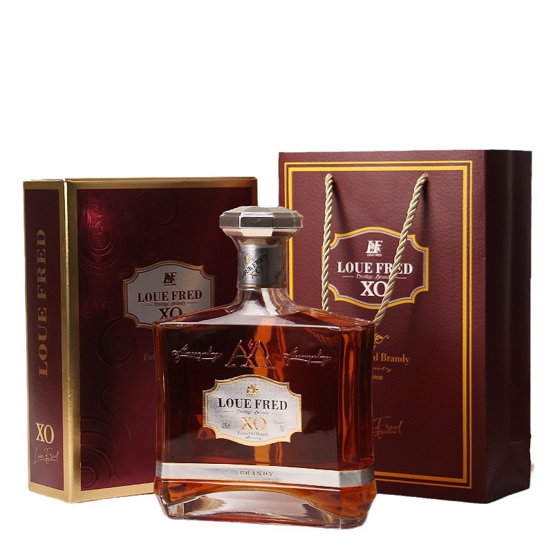French Imported Vans Xo Brandy Douyin Group Purchase E-Commerce Dropshipping 40-Degree Louis Fred Wine Gift Box