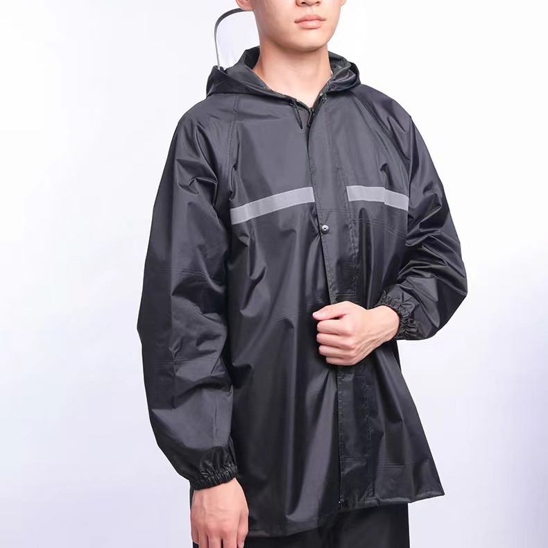 Factory Direct Sales Oxford Cloth Raincoat and Rain Pants Set Split Adult Outdoor Labor Protection Construction Site Full Body Rainproof
