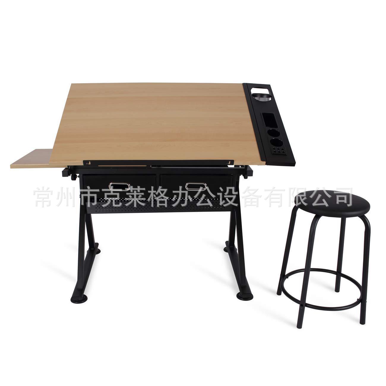 Factory wholesale multi-purpose household lifting drawing table architect design Bevel drawing Workbench desktop