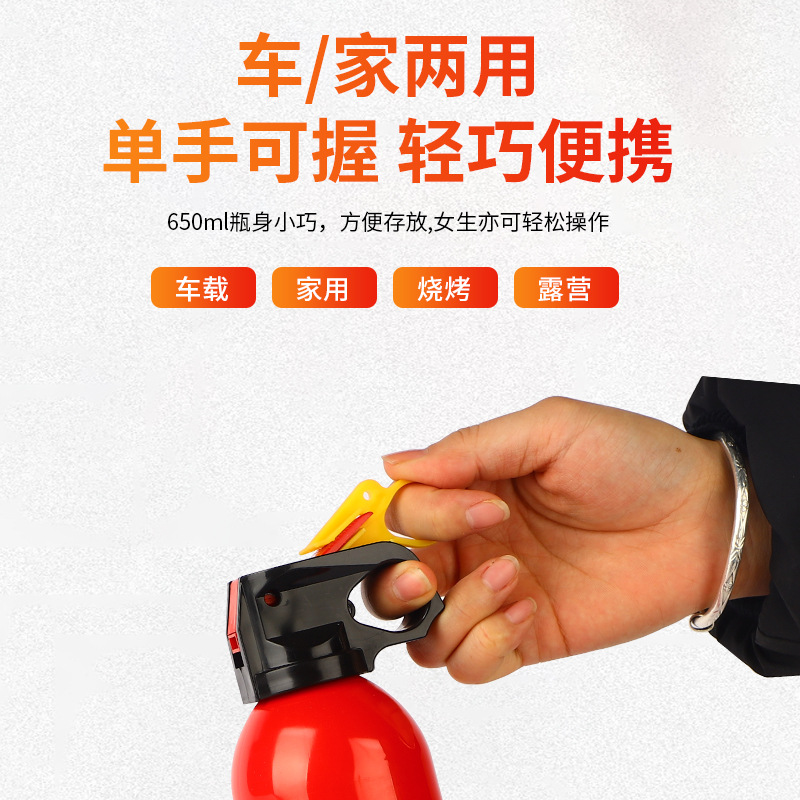 Factory Supply Car Fire Extinguisher Car Fire Year Simple Small Portable Water-based Fire Extinguisher