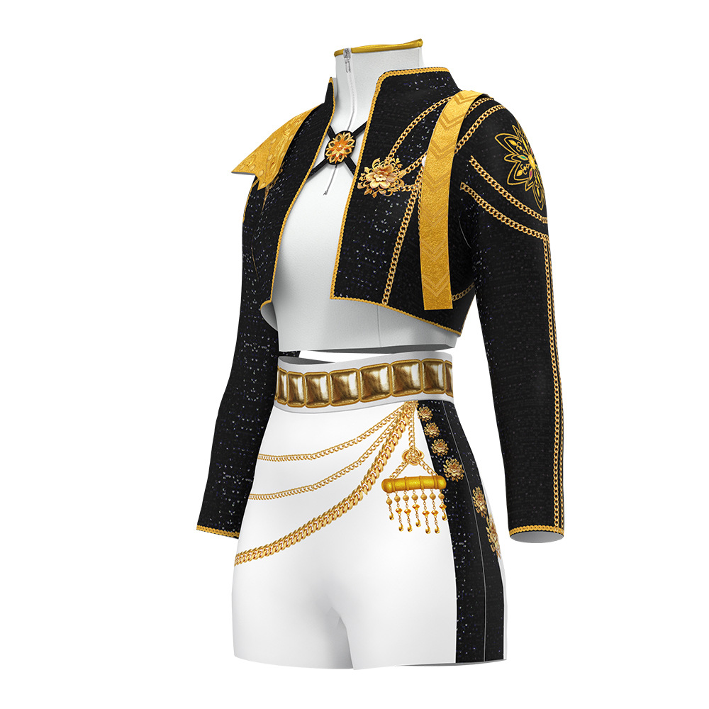 K-Pop Witch Hunter Group Cos Clothing Anime Two-Dimensional Stage Performance Clothing Zoe Lumy Cosplay Clothing