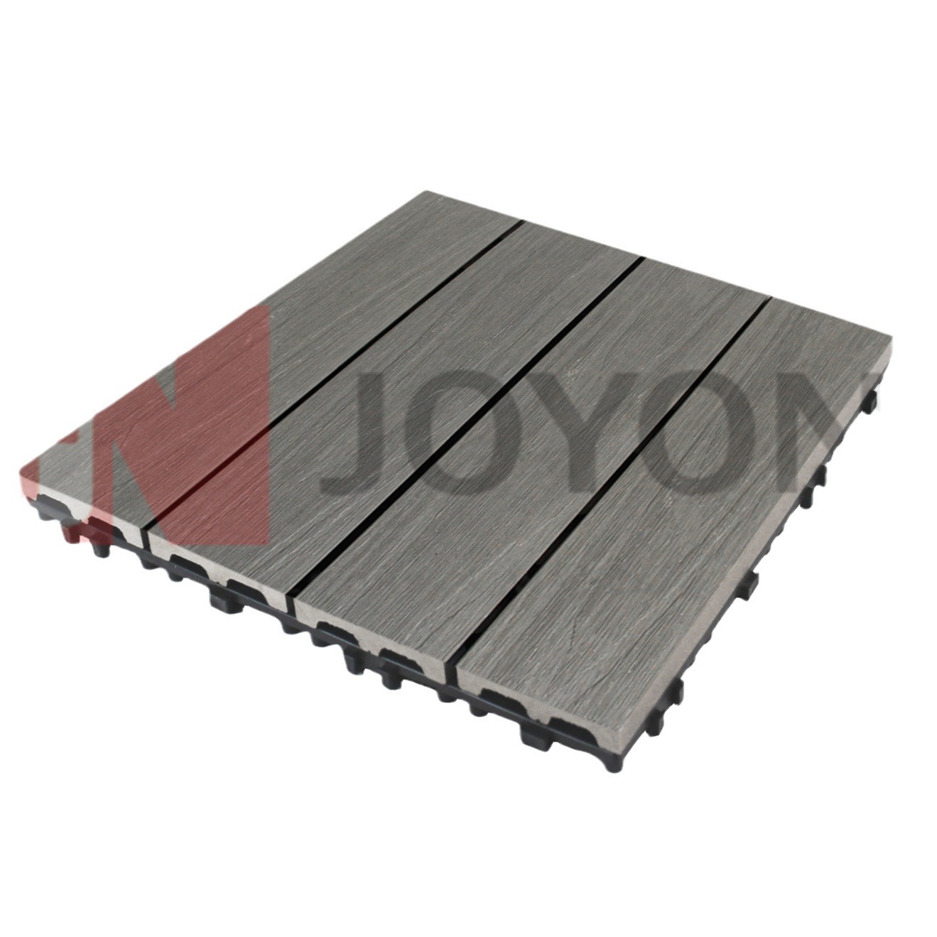 Wpc Outdoor Terrace DIY Floor Self-Laying Embossed Balcony 30*30*60 Indoor and Outdoor Splicing Plastic Wood Floor Factory