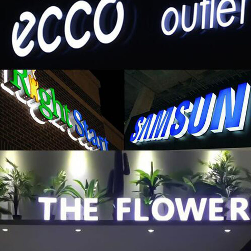 Guangdong LED patch glue drop advertising luminous word lamp billboard module light box light with sign 12V low voltage module