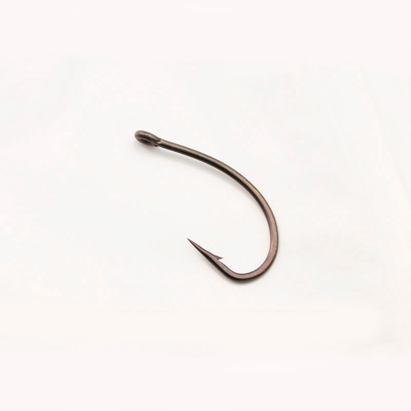 Humpback hook curved back hook long handle barbed carbon steel fish hook Carp Hook tube payua fly hook soft insect hook