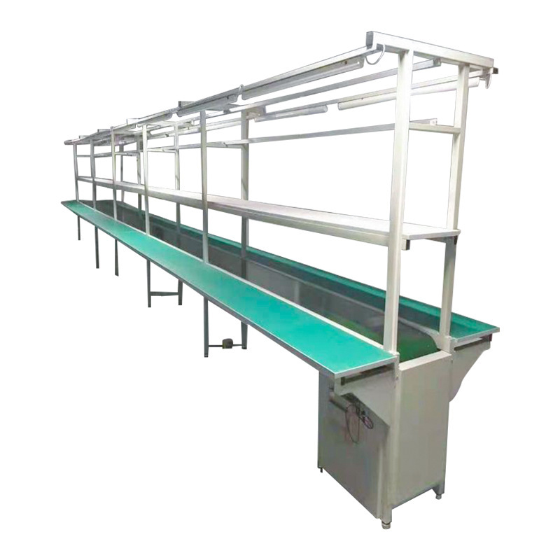 Spot Assembly Line Workbench Automated Production Line Belt Conveyor Anti-Static Workshop Workbench Assembly Line