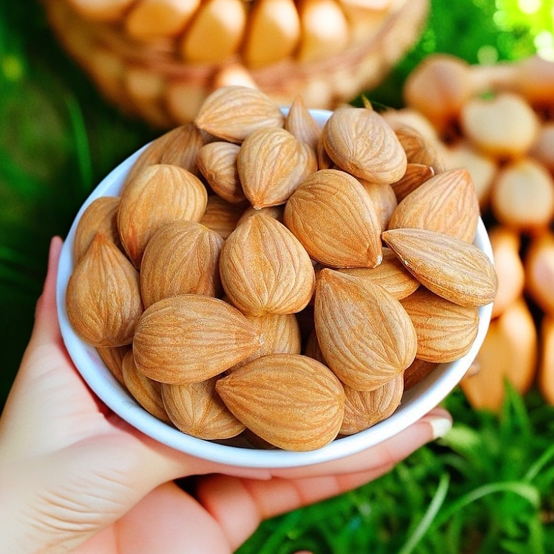 Xinjiang Specialty Genuine Large Almonds Original Ready-To-Eat Sweet Almonds Shell-Free Large Particles No Additives New Goods No-Wash Wholesale