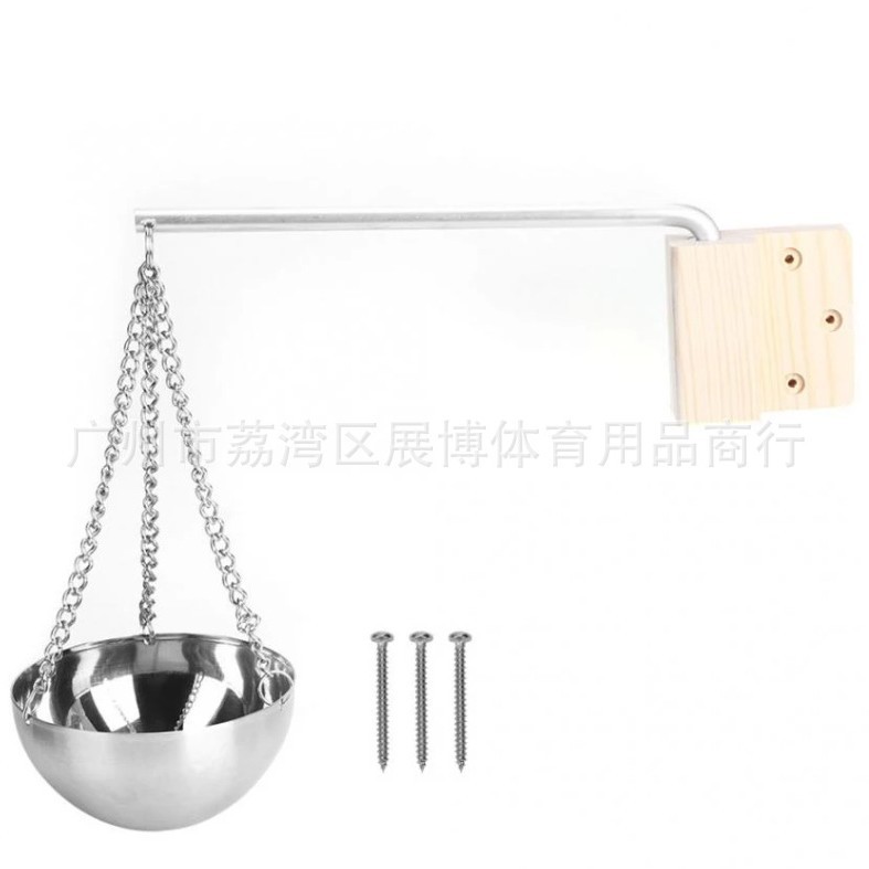 Cross-Border Hot-Selling Sauna Room Equipment, Sauna Bowl, Steaming Bowl, Essential Oil Bowl, Stainless Steel Wall-Mounted Aromatherapy Bowl and Cup Holder