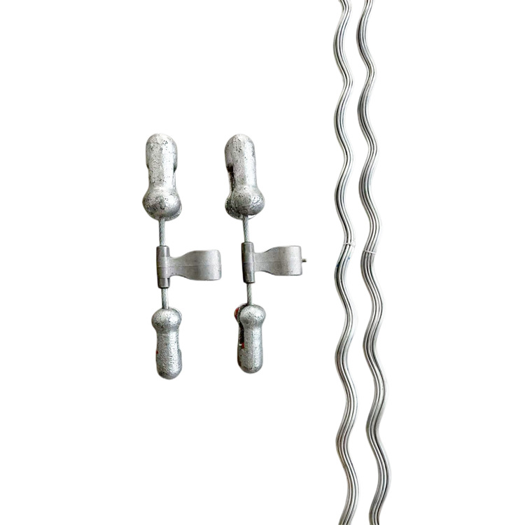 Henglixing Optoelectronics Pre-Twisted Power Fittings Anti-Shock Hammer Fryj Fork Type Symmetrical Type