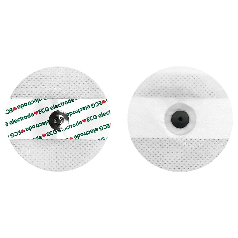 Disposable ECG electrode piece dynamic ECG detector monitor button ECG patch