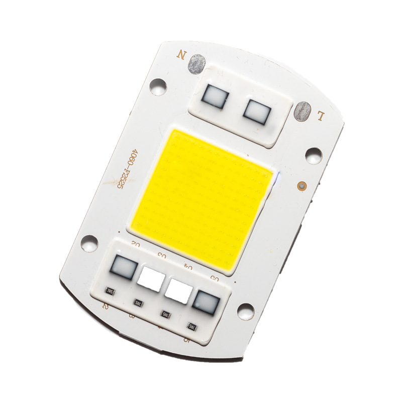 Driver-free 50W integrated led light source lamp beads 20W30W street lamp spotlight bulb lamp chip 220V lamp board