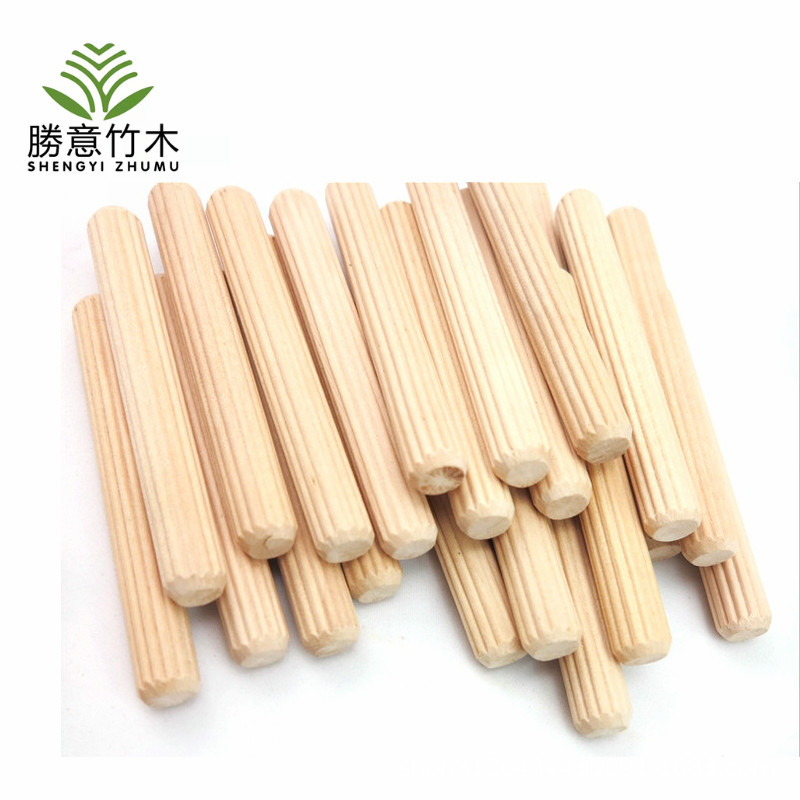 m6m8m10m12 wood sawing wood Tenon he Wood eucalyptus wood tip Cork connector furniture accessories three-in-one wood tip