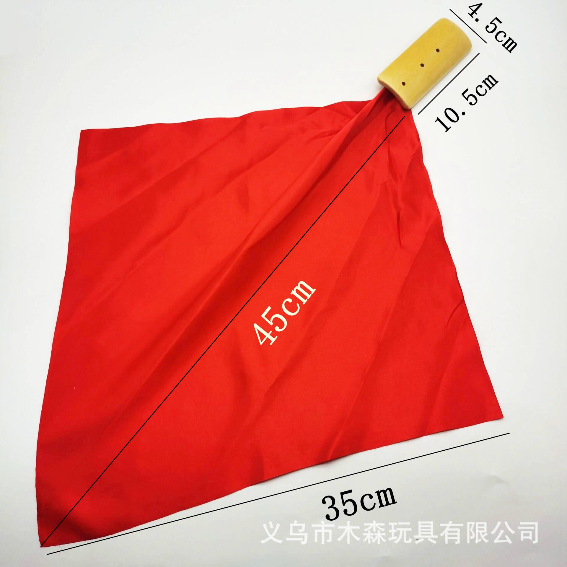 Red Silk Allegro Dance Square Dance Bamboo Board Sing Board Professional Eloquence Dance Red Cloth Strip Allegro Three Sentences and a Half Props