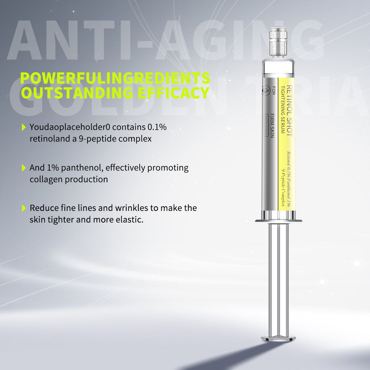 Cross-Border Retinol Eye Cream Retinol Eye Cream Firming, Gentle and Hydrating Liquid Essence for the Eyes