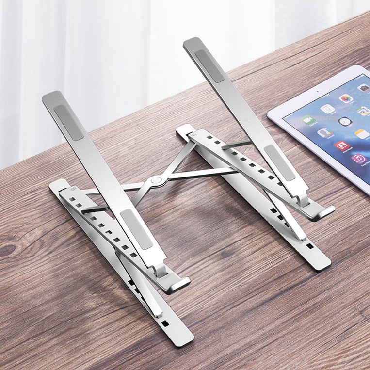 Aluminum Alloy Computer Bracket Notebook Double-layer Bracket N8 Foldable Portable Business Lifting Heat Dissipation Heightening Base