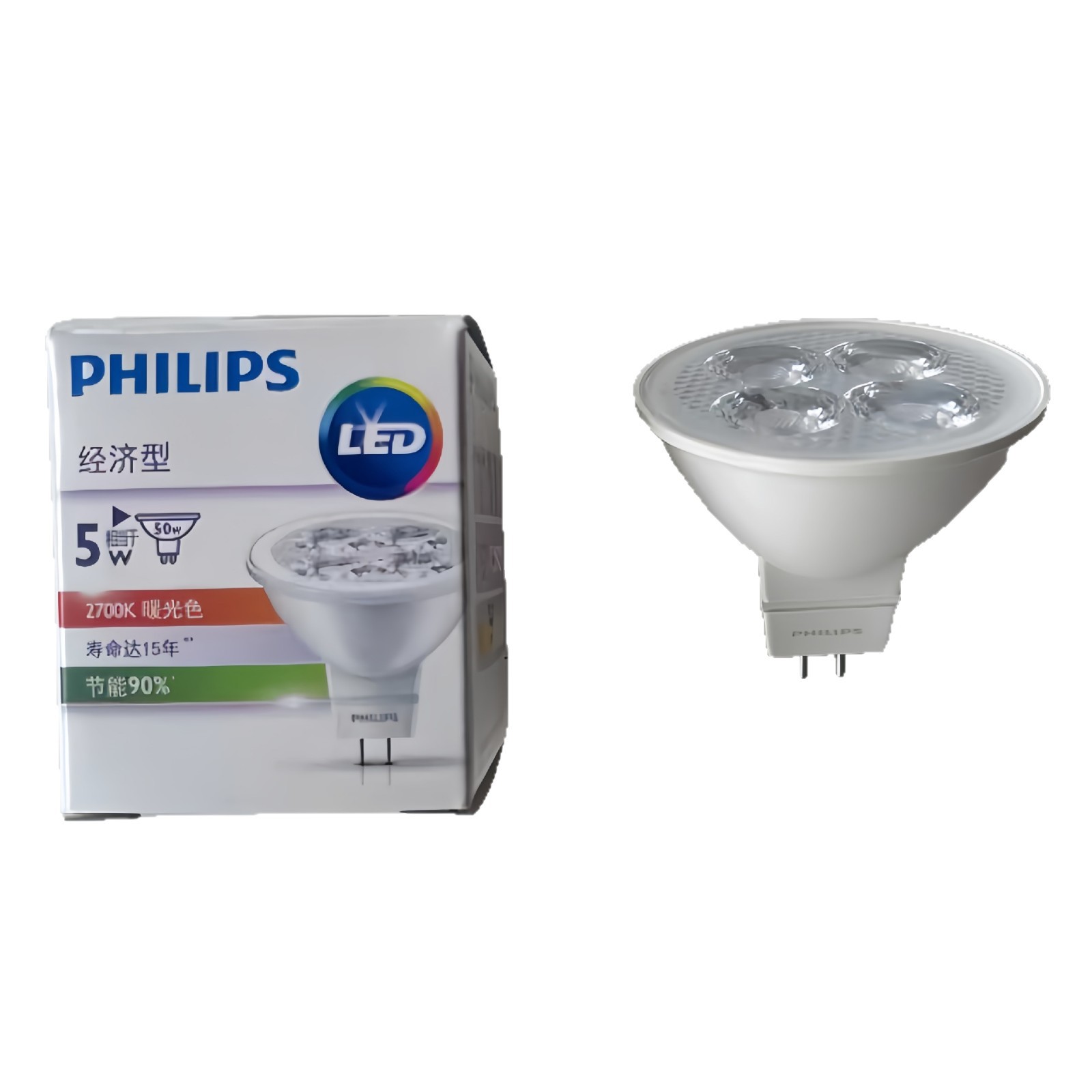 Philips Led Bulb Mr16 Classic Led Spotlight Lamp Cup 2.6W4W5.5W Super Bright Low Voltage 12V Pin