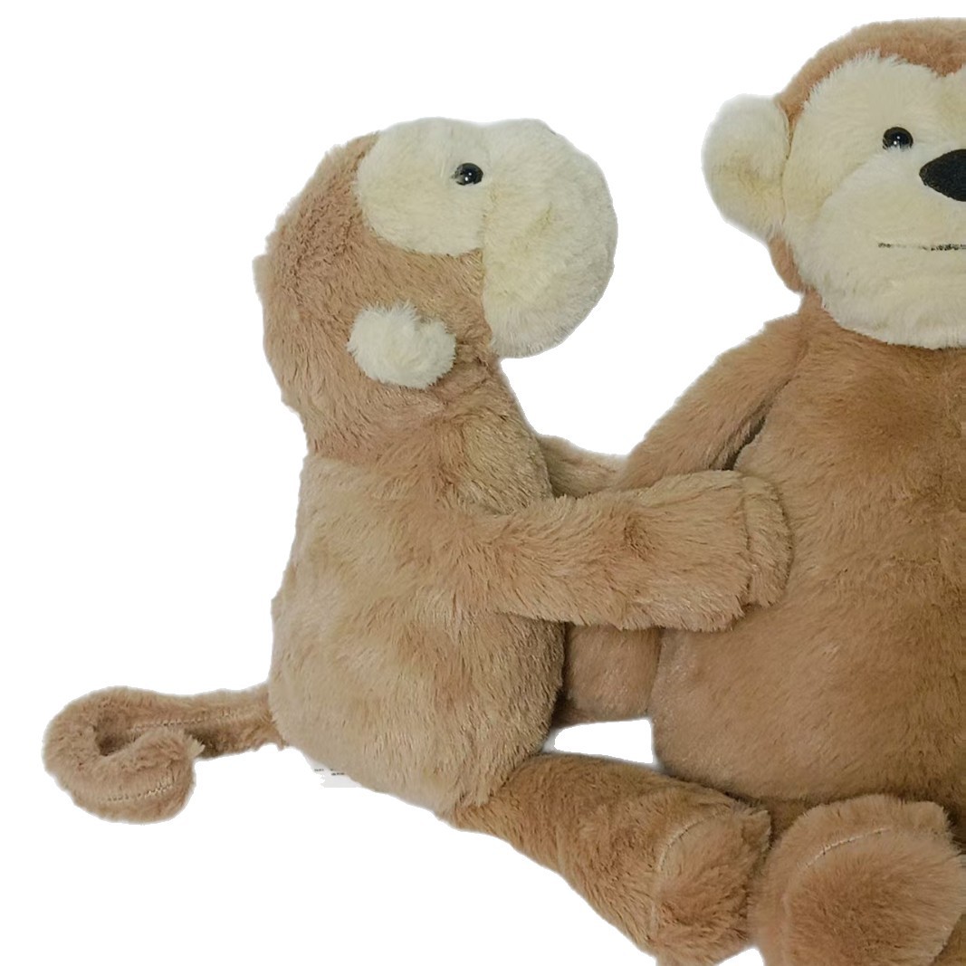 Cute Monkey Pillow Doll for Children to Hold and Sleep with Plush Toy Doll for Girls Large Comfort Doll Gift