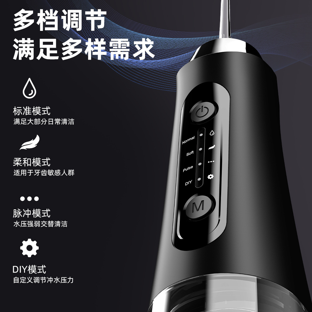Cross-Border New Product DIY Electric Dental Rinser Portable Large-Capacity Tooth Cleaner USB Home Oral Care Water Flosser