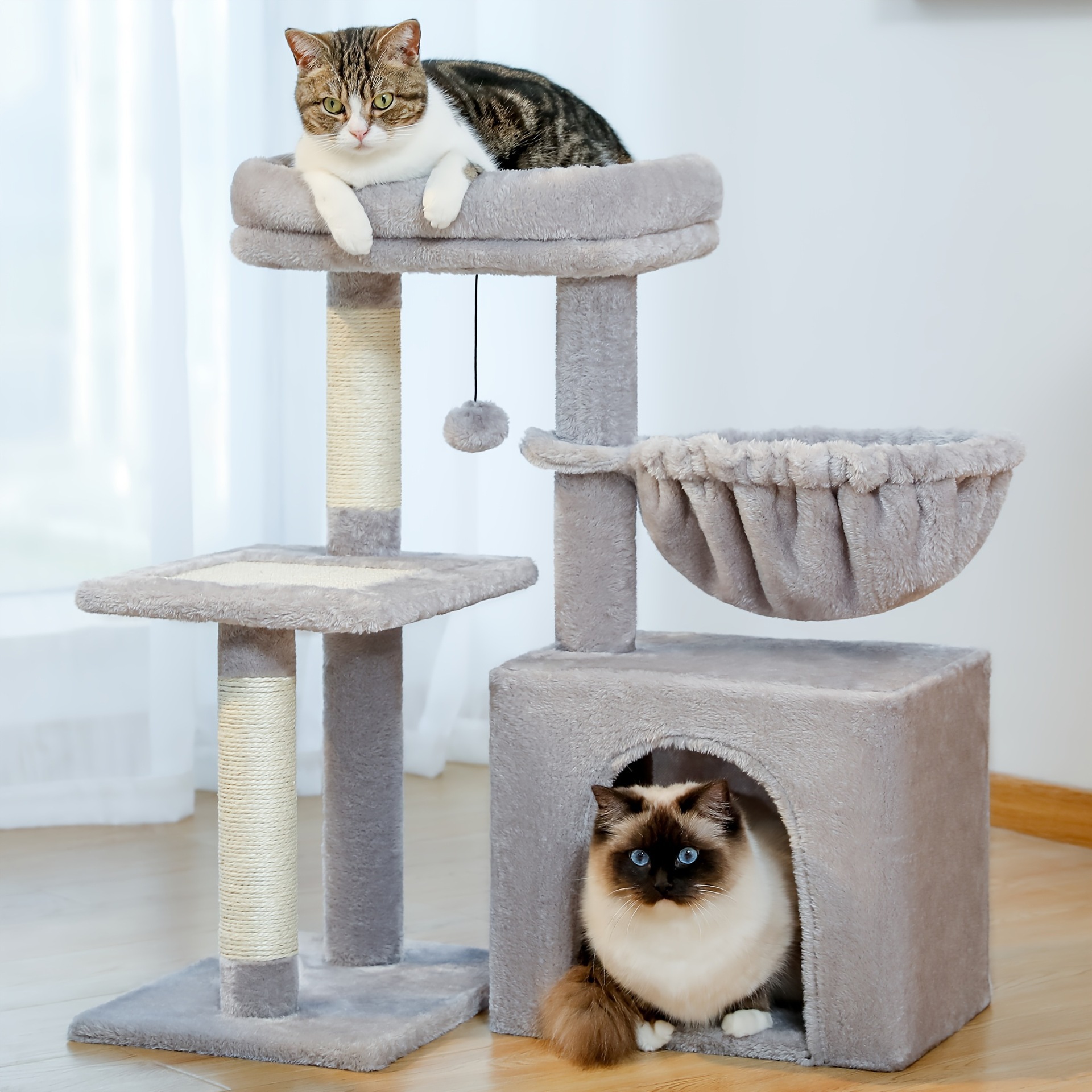 ③m 428 Durable Build Versatile Small Cat Tree for