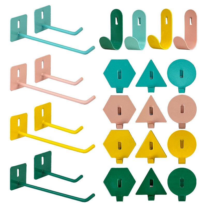 Hole Board Accessories Hook Round Hole Special Storage Rack Hardware Universal Desk Rack Daquan Diy Storage Basket Magnetic Suction