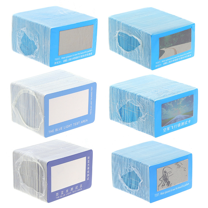 Тестовая карта поляризации с узором для рыбалки, тестовая карта против синего света, тестовая карта для автомобилей, УФ-тестовая карта