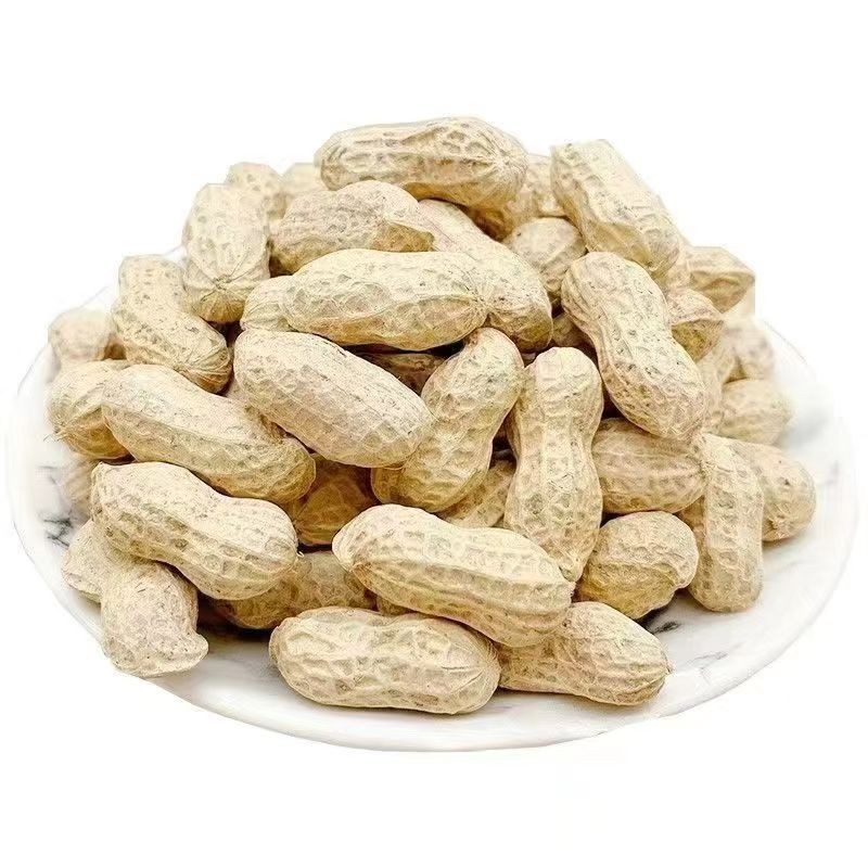 The season's new shelled raw peanuts, dried peanuts, large particles, self-produced and dried by farmers, a large amount of in stock