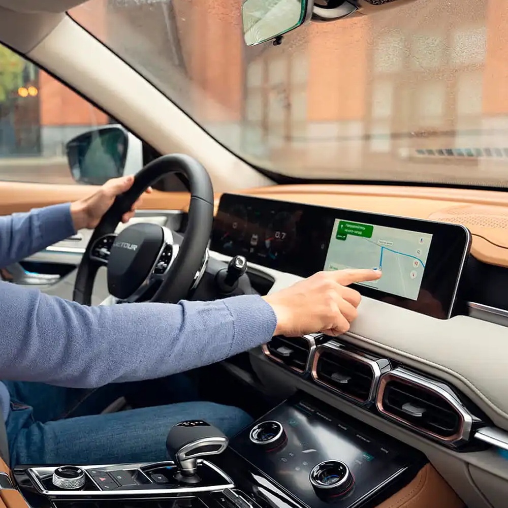 Jetour X70 X90 X95 Dashing WIZCAR T01 Multimedia Support Google Waze Maps Spotify Music Based on CarbitLink and EasyConnection