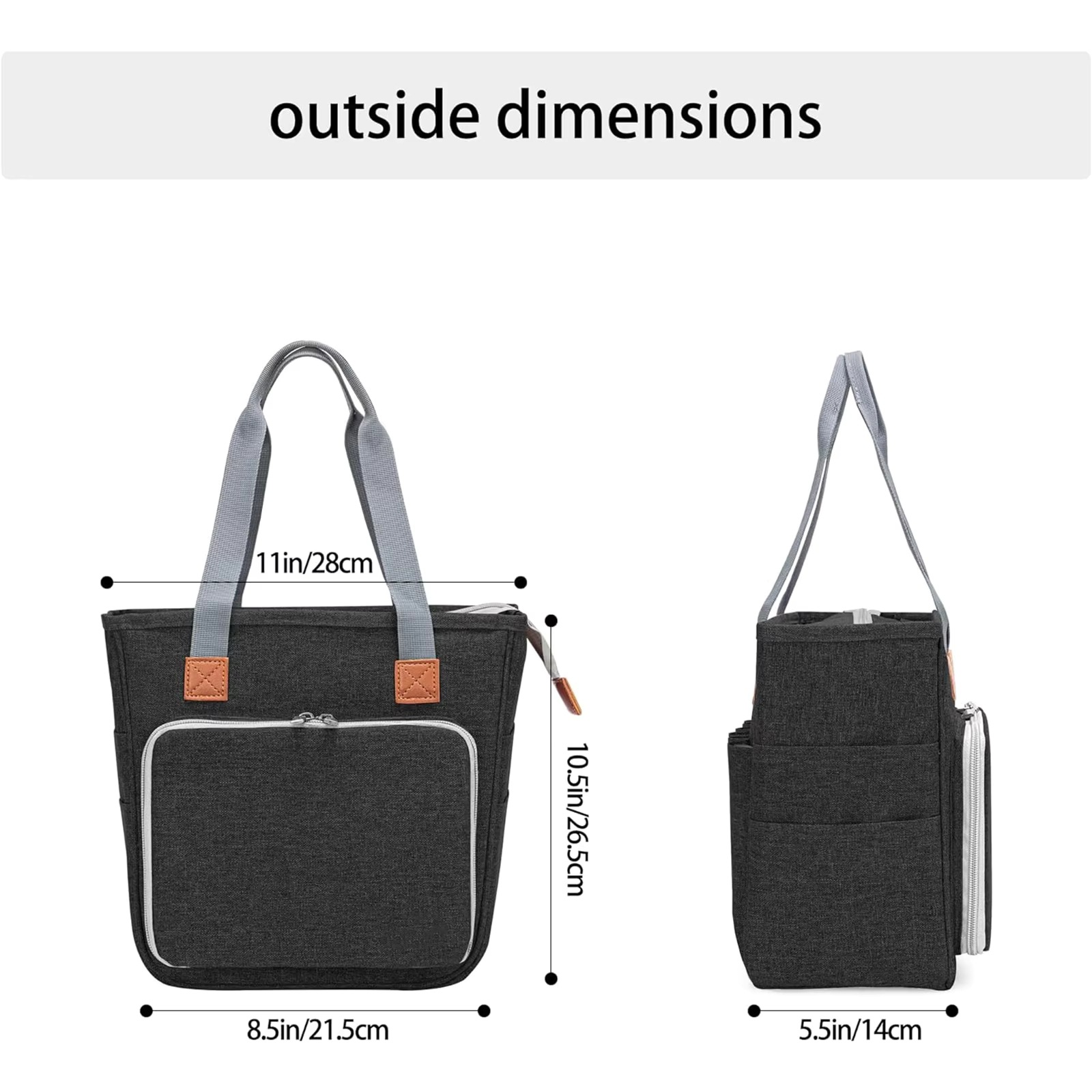 Large Size Learning Items Multi-Pockets Women Handbag Cover Carrying Bag Other